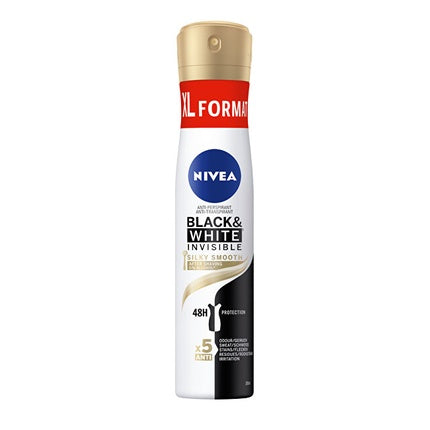 Nivea Black & White Invisible Silk And Smooth Antiperspirant Spray 200 Ml