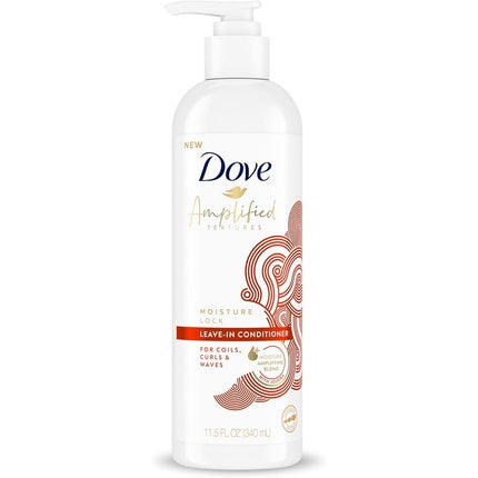 Dove Amplified Textures Moisture Lock Leave-In Conditioner for Curly Hair 340ml
