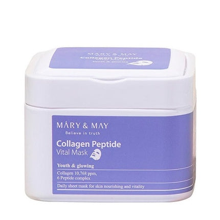 Mary&May Collagen Peptide Vital Mask 30 Pieces