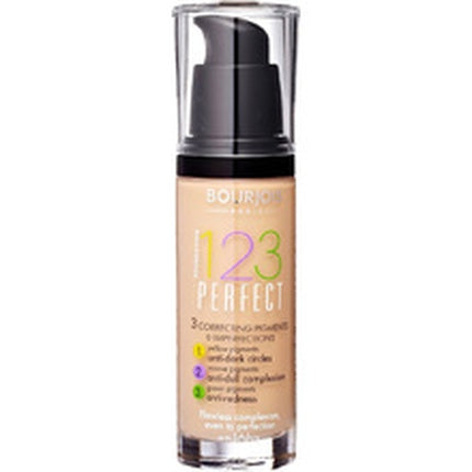 Bourjois 123 Perfect Foundation Makeup For Perfect Skin 30 Ml 53 Beige Claire