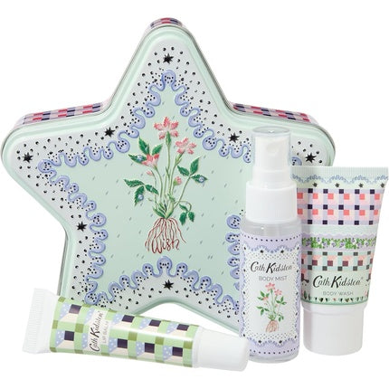 Cath Kidston Roots & Raindrops Feel Like A Star Tin Body Wash 30ml