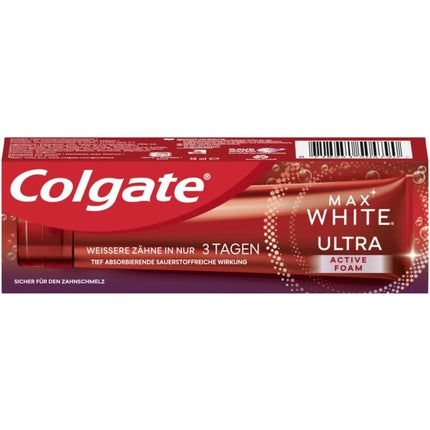 Colgate Max White Ultra Active Foam Toothpaste 50ml