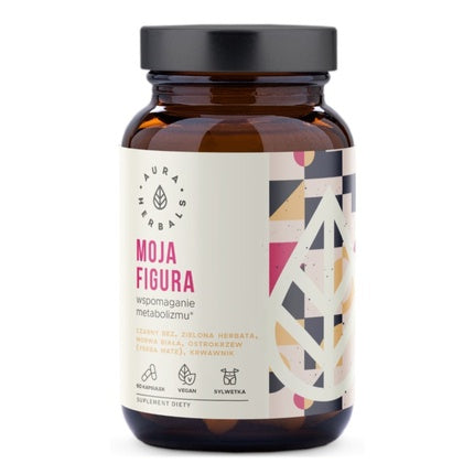 Aura Herbals Moja Figura Metabolism Support Dietary Supplement 60 Capsules