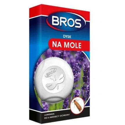 Bros Moth Disc Lavender 1 Piece - Effective Moth Repellent