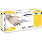 Reflexx R46 Latex Powder-Free Gloves Size M
