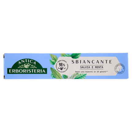 Antica Erboristeria Whitening Toothpaste With Sage And Mint 75ml