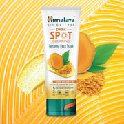 Himalaya Dark Spot Clearing Curcuma Face Scrub Exfoliates and Improves Skin