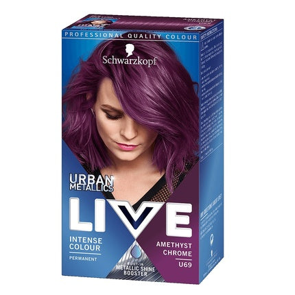 Live Urban Metallic Hair Color U69 Amethyst Chrome