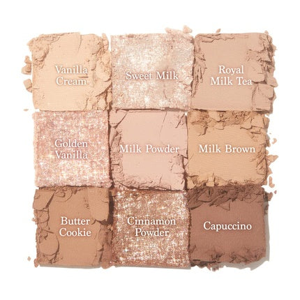 Dasique Shadow Palette #07 Milk Latte Cruelty-Free 9 Blendable Shades
