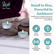 Price's Candles Petali Range Bubbles Scented Tea Lights - Pack of 18