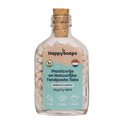 Happysoaps Toothpaste Tablet Without Fluoride Mighty Mint Ecofriendly Oral Care