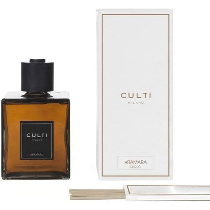 Culti Decor Diffuser Sticks Milano 1000ml ARAMARA Fragrance Orange and Bergamot - Lasts 3 Months - Covers 10-20 sqm