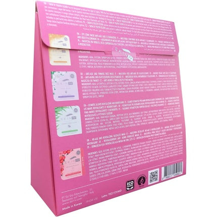 Skin IV Korean Youth Elixir My Anti-Age Routine Kit Eye Counter Cosmetic Hand Gloves Decollete Camellia Flowers Face Sheet Mask 145g