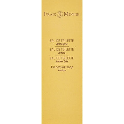 Frais Monde Eau De Toilette Ambergris 30ml