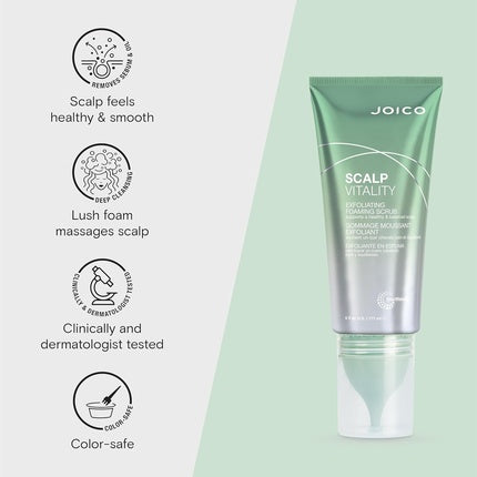 Joico Scalp Vitality Exfoliating Foaming Scrub for Healthy Scalp