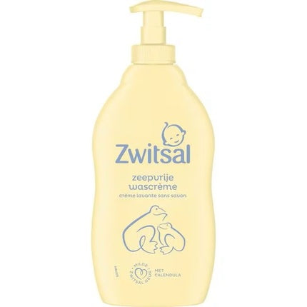Zwitsal Baby Wash Cream Soapfree With Pump Gentle And Safe For Baby's Skin