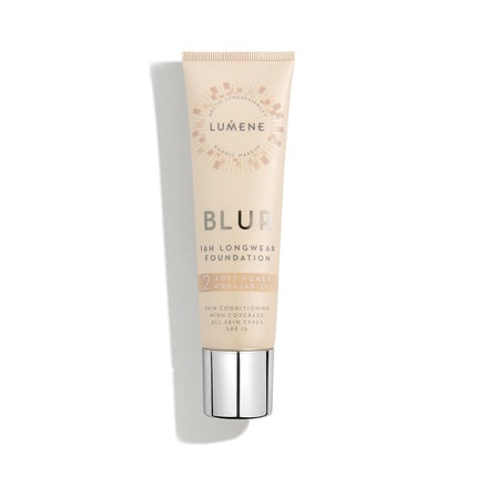 Lumene Blur Smoothing Foundation For All Skin Types Spf15 2 Soft Honey 30ml