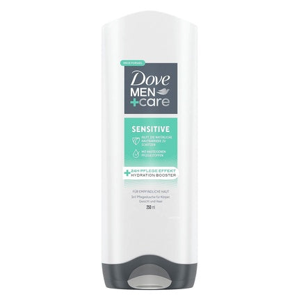 Dove Men+Care 3-in-1 Sensitive Shower Gel for Body, Face, and Hair for Sensitive and Dry Skin 250ml