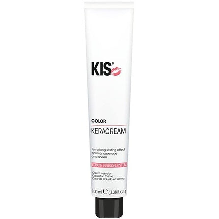 KIS KeraCream Color Permanent Hair Color Cream 100ml 5MN High Coverage Intensive Hair Color Keratin Infusion - Animal Friendly & Sustainable