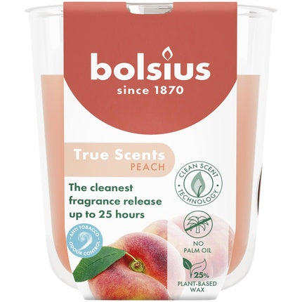 Bolsius Fragrance Glass 80/73 True Scents Peach