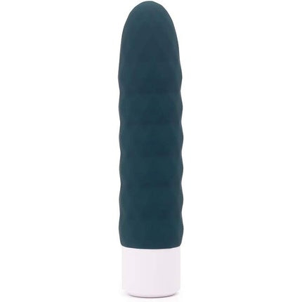 Vaginal Vibrator Type Made Of Hypoallergenic Silicone With A Corrugated Design For A