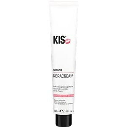 KIS KeraCream Color Permanent Hair Color Cream 100ml 7GI High Coverage Intensive Hair Color Keratin Infusion - Pet Friendly & Sustainable