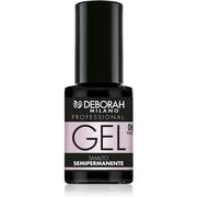DEBORAH Professional Semi Permanent Plumping Gel Nail Polish Long Lasting for Intense and Shiny Nails Pearl Pink 4.50ml