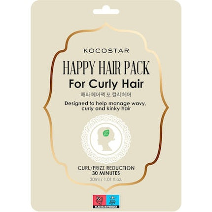 Vican Kocostar Happy Hair Pack For Curly Hair - 30ml