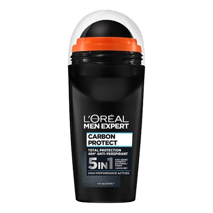 L'Oreal Men Expert Carbon Protect 5-In-1 Anti-Perspirant Xxl Roll-On 50ml