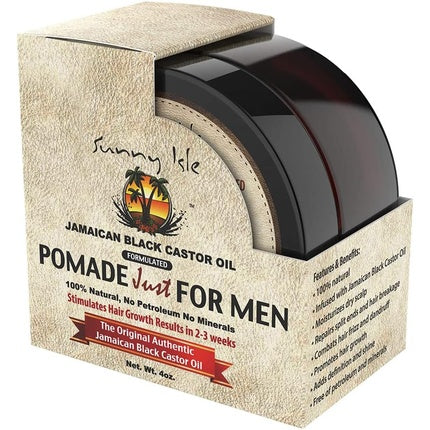 Sunny Isle Jamaican Black Castor Oil Pomade for Men 4 oz