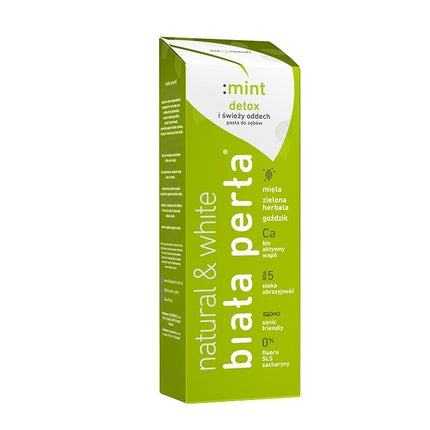 Biaa Pera Natural & White Detox Fresh Breath Toothpaste Mint 75ml
