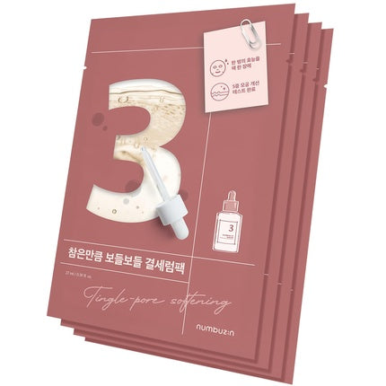 Numbuzin No.3 Tingle Pore Softening Sheet Mask