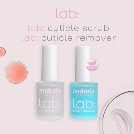 Andreia Professional Cuticle Scrub LAB Nail Treatments Softens Cuticles Instantly 10.5ml