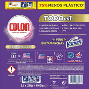 Colon Detergent Capsules Blue 32 Units