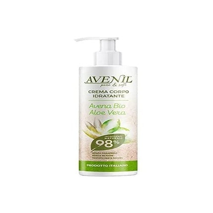 Avenil Moisturizing Body Cream Organic Oat and Aloe Vera 400ml