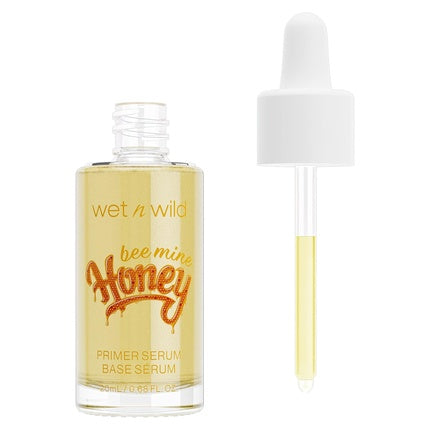 wet n wild Primer Serum Wild Crush Honey Collection 2-in-1 Face Serum with Primer Rose Water, Camellia Leaf Extract, and Green Tea Honey Bee Mine Face Primer Honey Bee Mine