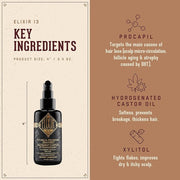 18.21 Man Made Elixir 13 Men's Styling and Thickening Treatment for Hair 3.4oz