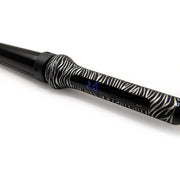 CORIOLISS Glamour Wand Curling Iron for Women Professional Ceramic Wand with Temperature Control Zebra Silver