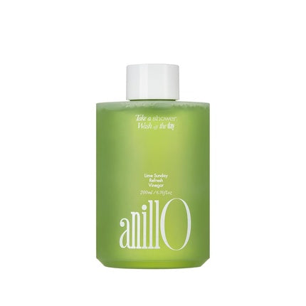 Lime Sunday Refresh Hair Vinegar with Vitamin C and Green Mint for Deep Conditioning