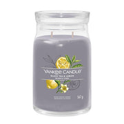 Yankee Candle Aromatic Candle Signature Large Glass Black Tea & Lemon 567 G