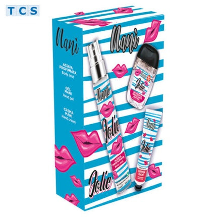 NANÍ JOLIE Scented Body Spray, Hand Gel, and Hand Cream Gift Set