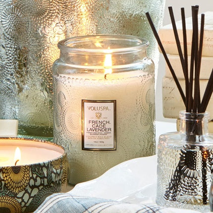 Voluspa Japanese Lavender And Juniper Scented Candle