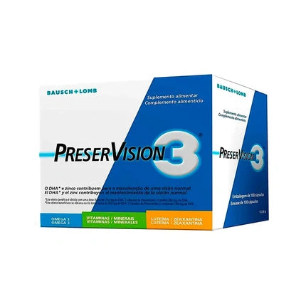 Bausch Lomb Preservision Pack Of 3 Months 180 Capsules