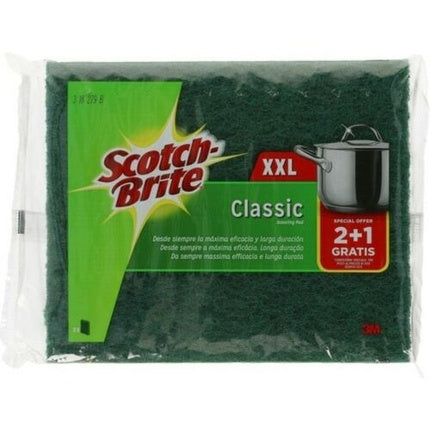 Scotch Brite Scouring Pad 2+1 Large Green