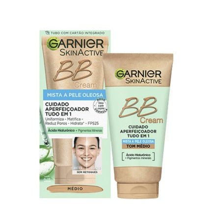 Garnier Bb Cream Combination To Oily Skin Medium 50ml Spf 25