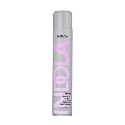 Indola Strong Lacquer Hairspray 200 Ml - Strong Hold Hairspray For Long-Lasting Style