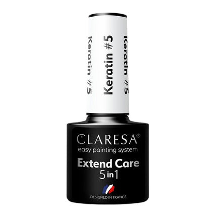 Claresa Extend Care 5in1 Keratin Base For Hybrid Nail Polish 5 5g