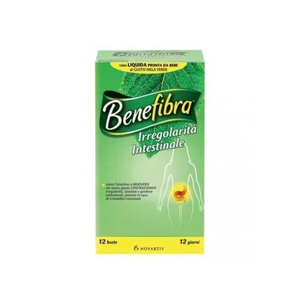 Glaxosmithkline Benefibra Liquid Fiber Supplement For Intestinal Transit With Green Apple Flavor 12 Sachets