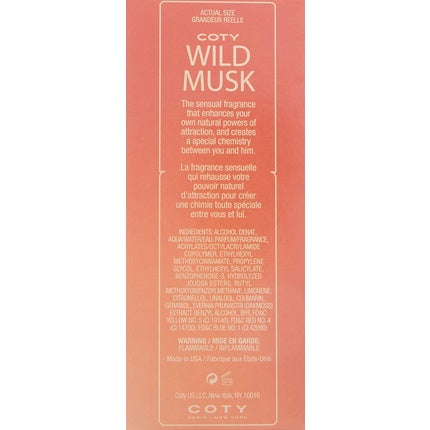 Coty Wild Musk Cologne Spray for Women 1.5oz