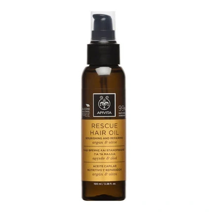 Apivita Apivita Rescue Hair Oil With Argan Oil And Olive 150ml